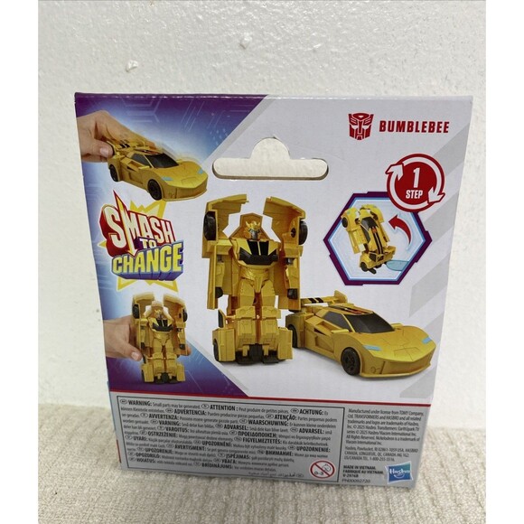 4 Transformers EarthSpark 1-Step Megatron Bumblebee Terran Optimus Figure 4" - Picture 9 of 10